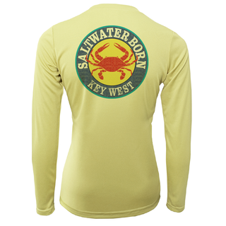 Key West Steamed Crab Women's Long Sleeve UPF 50+ Dry-Fit Shirt