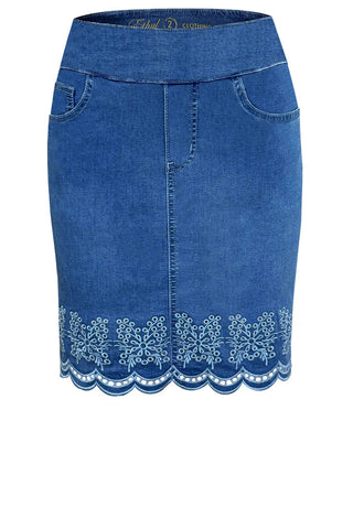 Ethyl Bluebell Lace Skirt - Yacht Cathys Place