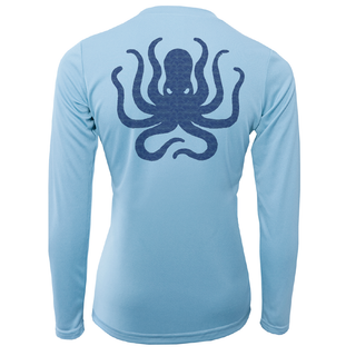 Charleston, SC Kraken State Logo Women's Long Sleeve UPF 50 + Dry-Fit Shirt