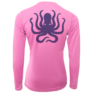 Charleston, SC Kraken State Logo Women's Long Sleeve UPF 50 + Dry-Fit Shirt