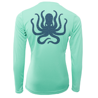 Charleston, SC Kraken State Logo Women's Long Sleeve UPF 50 + Dry-Fit Shirt
