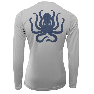 Charleston, SC Kraken State Logo Women's Long Sleeve UPF 50 + Dry-Fit Shirt