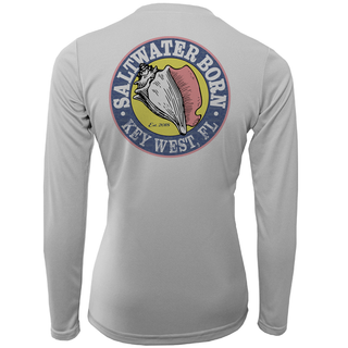 Key West Florida Girl Long Sleeve UPF 50+ Dry-Fit Shirt