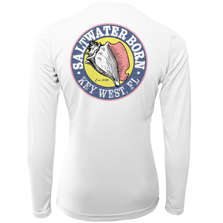 Key West Florida Girl Long Sleeve UPF 50+ Dry-Fit Shirt