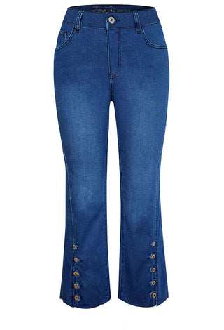 Ethyl Capri Button Crop - Solar Flare ETHYL JEANS