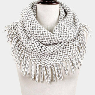 Mini Tube Fringe Scarf Cathys Place