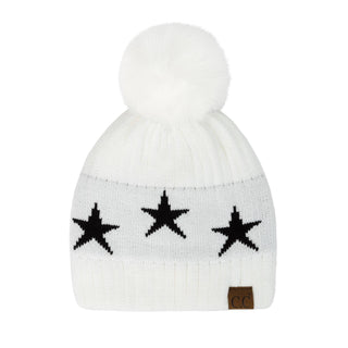 CC Star Pom Beanie ( HAT-4023 ) Truly Contagious