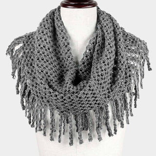 Mini Tube Fringe Scarf Cathys Place