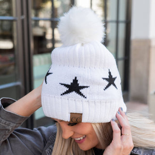 CC Star Pom Beanie ( HAT-4023 ) Truly Contagious