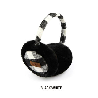 CC Buffalo Plaid Earmuff ( EM-2380 ) Truly Contagious