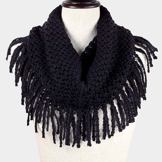 Mini Tube Fringe Scarf Cathys Place