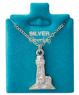 Made In USA Barnegat Lighthouse Necklace Gold or Silver
