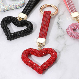Bling Studded Heart Keychain / Bag Charm Sensibling Corp.