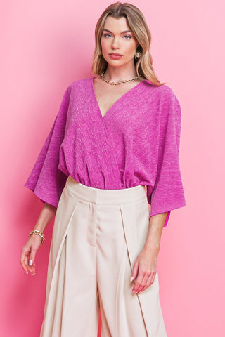 YOU'RE LUCKY WOVEN TOP
