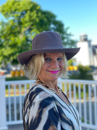 LULU B BROWN HAT