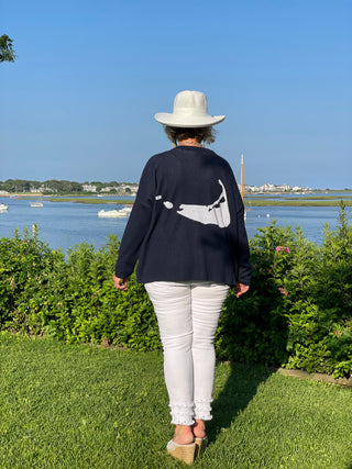 NANTUCKET NAVY SWEATER