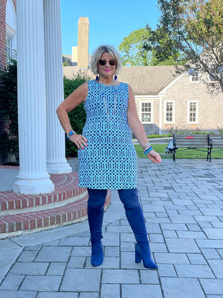 CAROLINE PALE BLUE RUFFLE SWEATER