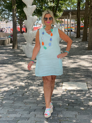 LULU-B SEAFOAM LINE DRESS