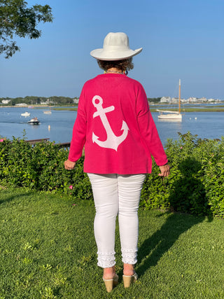 NANTUCKET RED BEACH LIFE SWEATER