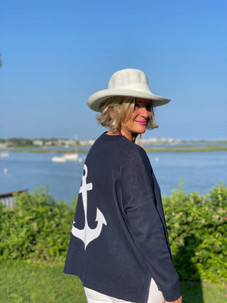 NAVY SALTY SWEATER