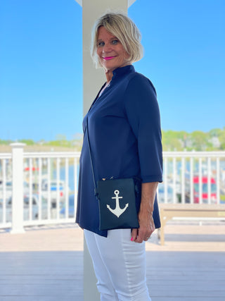 ANCHOR CROSS BODY BAG 2 COLORS