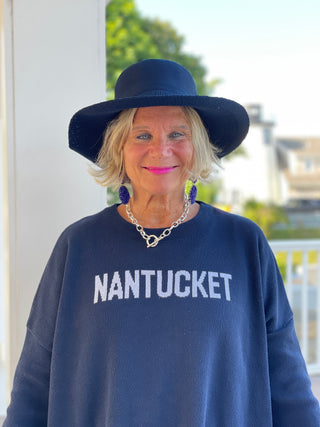 NANTUCKET NAVY SWEATER