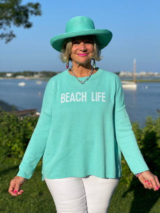 SEAFOAM BEACH LIFE SWEATER