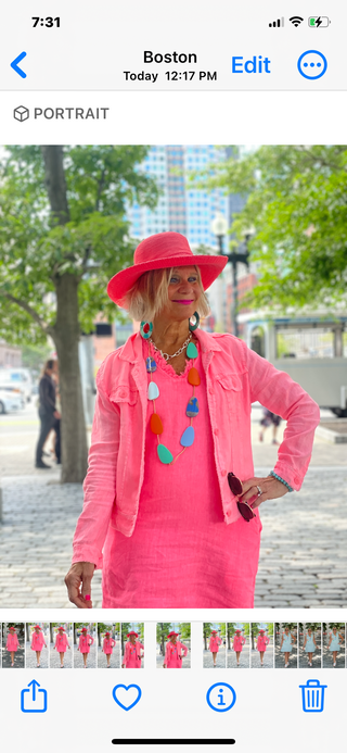 LULU-B CORAL LINEN JACKET