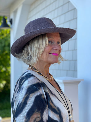 LULU B BROWN HAT