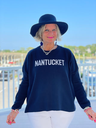 NANTUCKET NAVY SWEATER