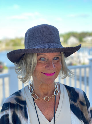 LULU B BROWN HAT