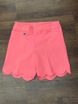 LULU-B CORAL SCALLOP SHORTS