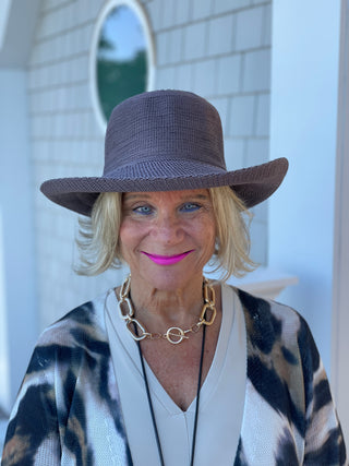 LULU B BROWN HAT