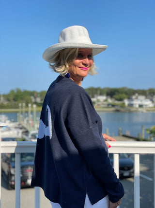 CAPE COD  NAVY SWEATER