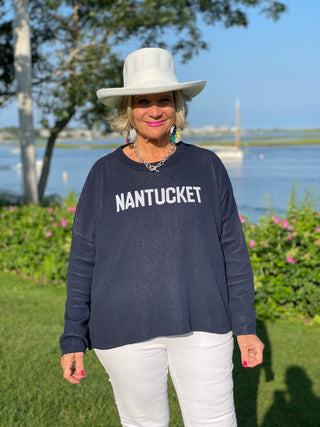 NANTUCKET NAVY SWEATER