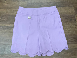 LULU-B LILAC SCALLOP SHORTS