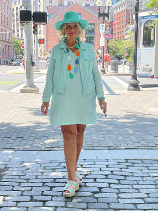 LULU-B SEAFOAM LINE DRESS