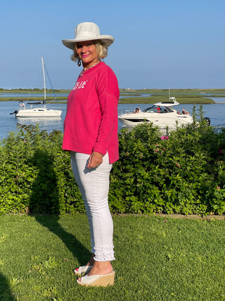 NANTUCKET RED BEACH LIFE SWEATER