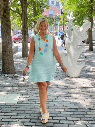 LULU-B SEAFOAM LINE DRESS