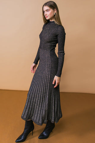 STAY COZE SWEATER MIDI DRESS