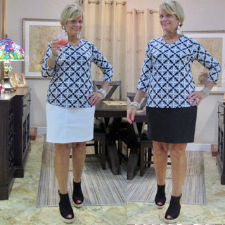 LULU B WHITE SKIRT - Cathys Place