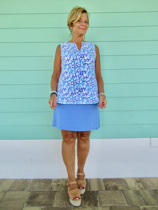 AQUA REEF SLEEVELESS V-NECK - Cathys Place