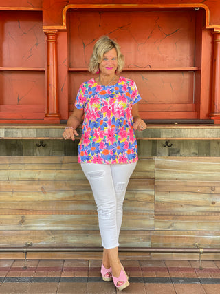 COLOR ME BEAUTIFUL SHORT SLEEVE - Cathys Place