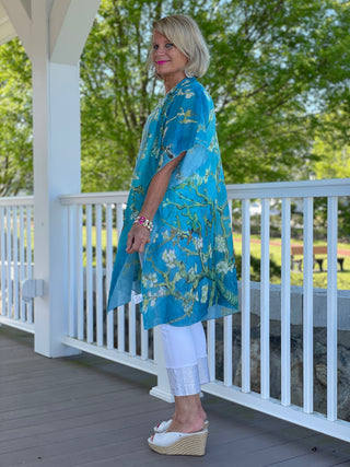AQUA SEA KIMONO - Cathys Place
