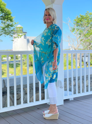 AQUA SEA KIMONO - Cathys Place