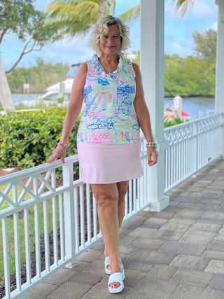 FROSTED PINK SKORT - Cathys Place
