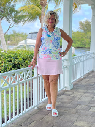 FROSTED PINK SKORT - Cathys Place