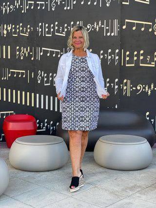 NAPLES DAY SLEEVE DRESS - Cathys Place