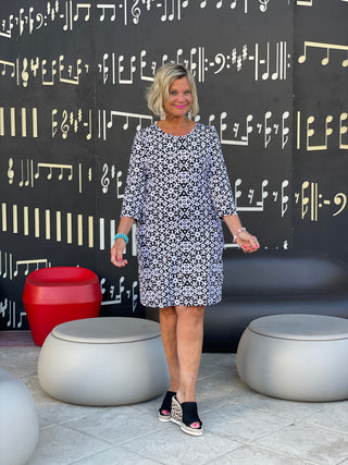 NAPLES DAY SLEEVE DRESS - Cathys Place