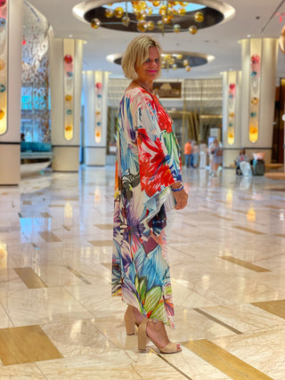 TROPICAL BLOOM SPALSH TUNIC